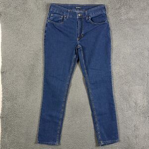 Origin USA Jeans Mens 34x34 (Fits 33x32) Blue Delta 68 Slim Fit Stretch Denim